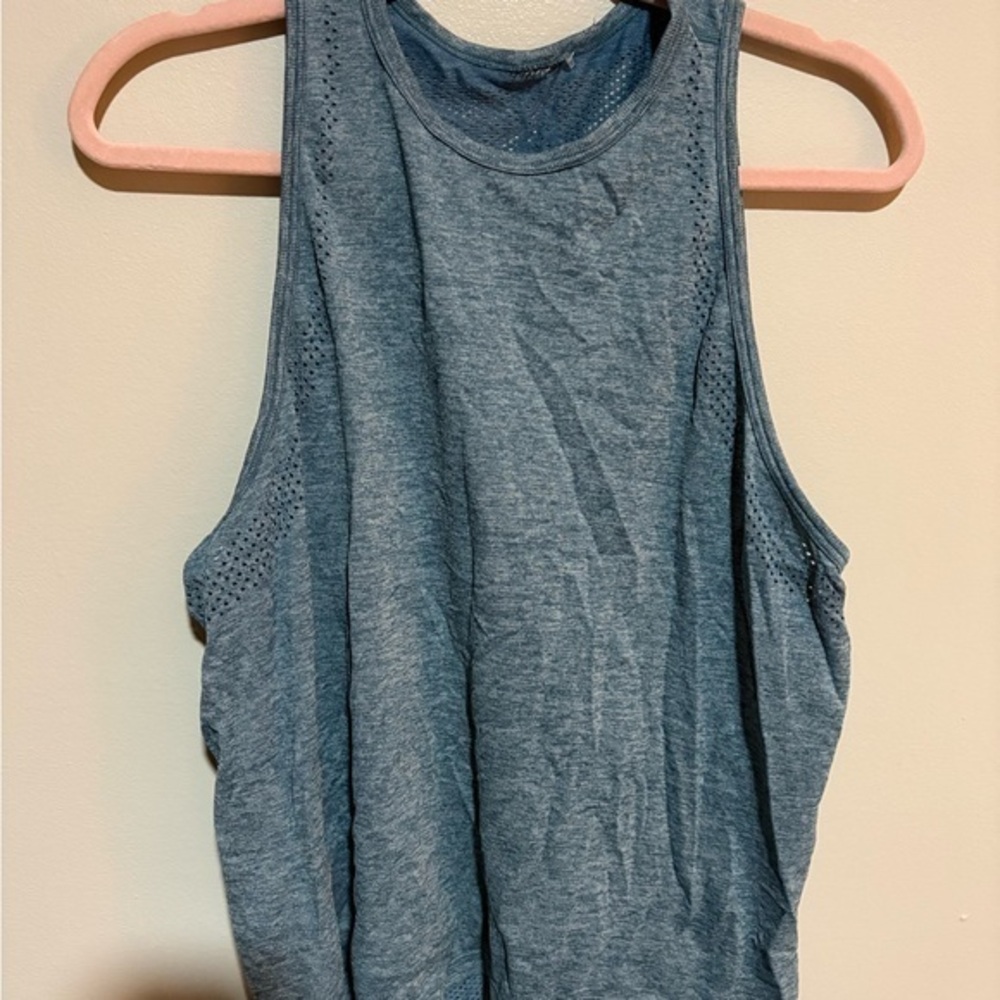 PINK Victoria's Secret Heather Blue Tank Top